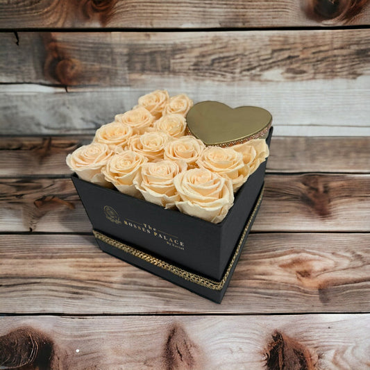 Floral Art in Love Chest (L)